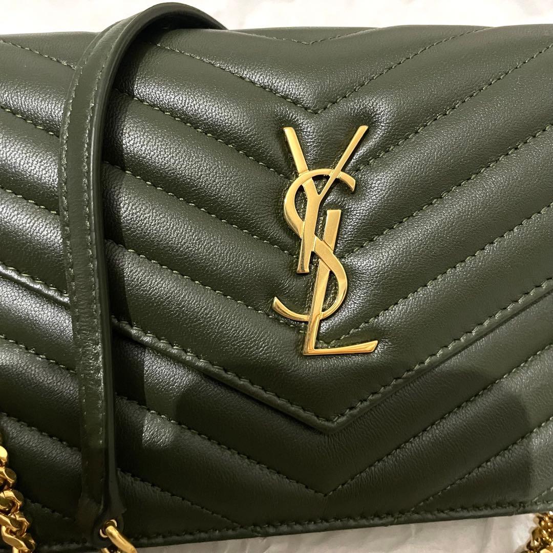 サンローラン カサンドラ エンベロープ　ラムスキン　ショルダーバッグ