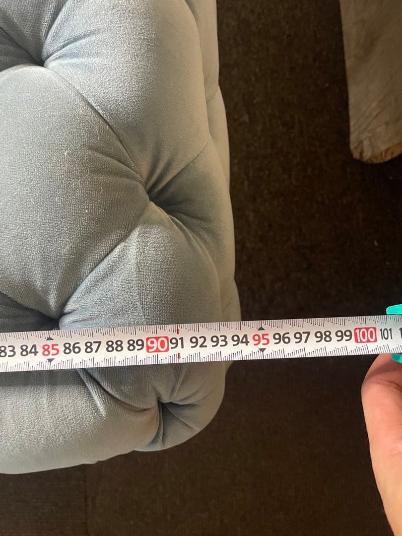 TOYO KITCHEN STYLE 集(つどい) オットマン ブルーグレイ