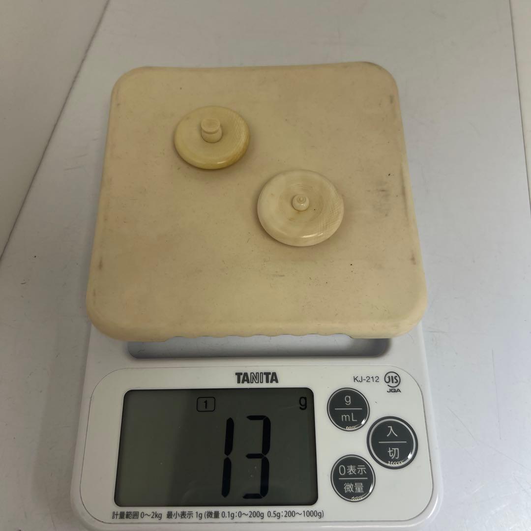 中国明時代　古染付茶入2客　高さ約7.5㎝　東Y8-0204①