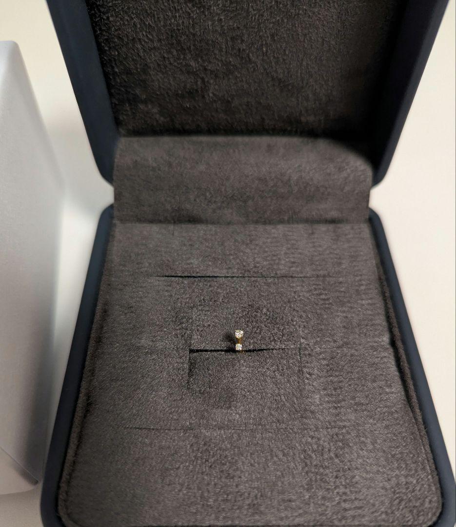 PRMAL　ツインダイヤモンドイヤリング　片耳