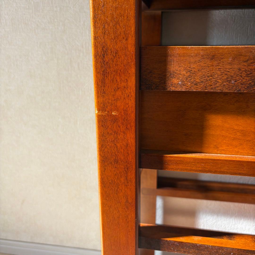 豊岡クラフト Toyooka Craft 双様机　デスク　ワゴン　木製　希少