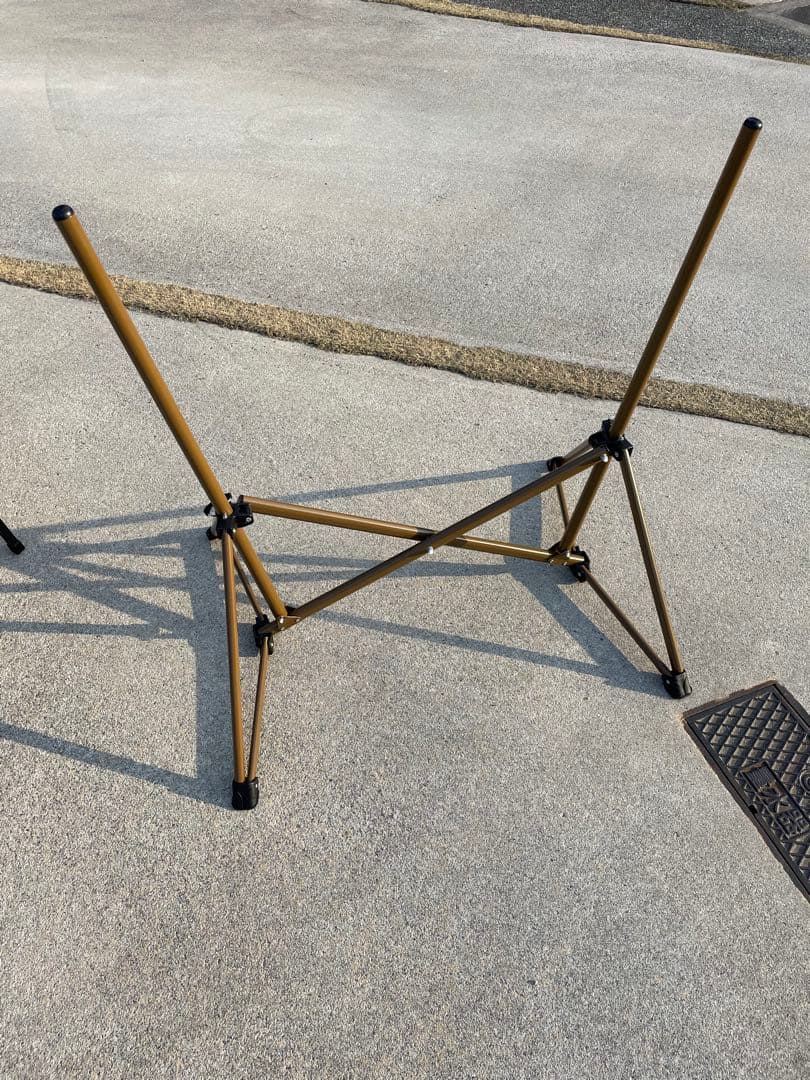 折りたたみ式アウトドアチェア 黒 ベージュ
