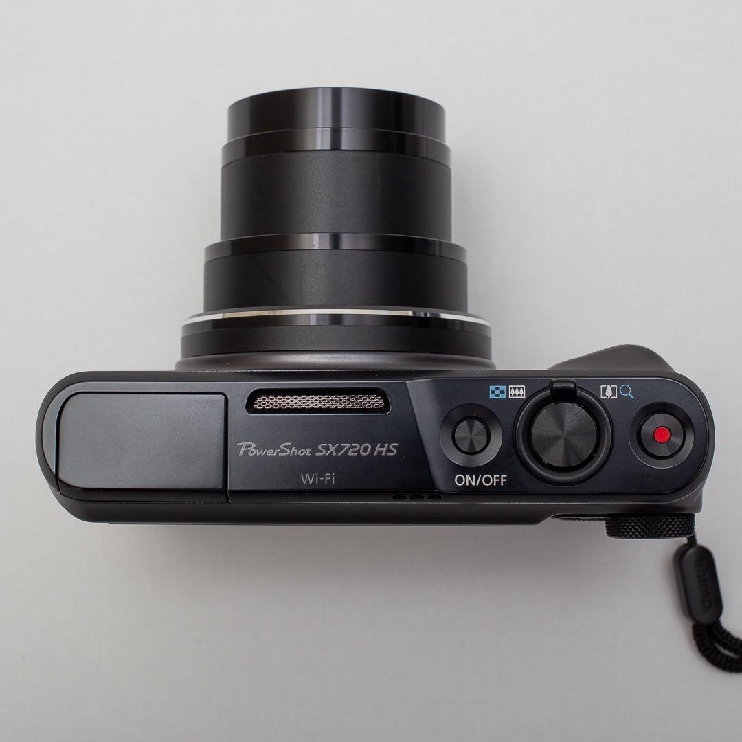 Canon PowerShot SX720 HS ブラック 純正本革ケース付