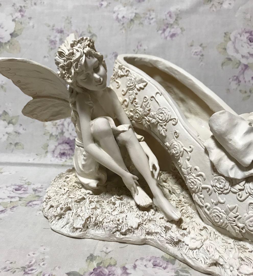 お値下げ‼️妖精　薔薇のパンプスとフラワーフェアリー