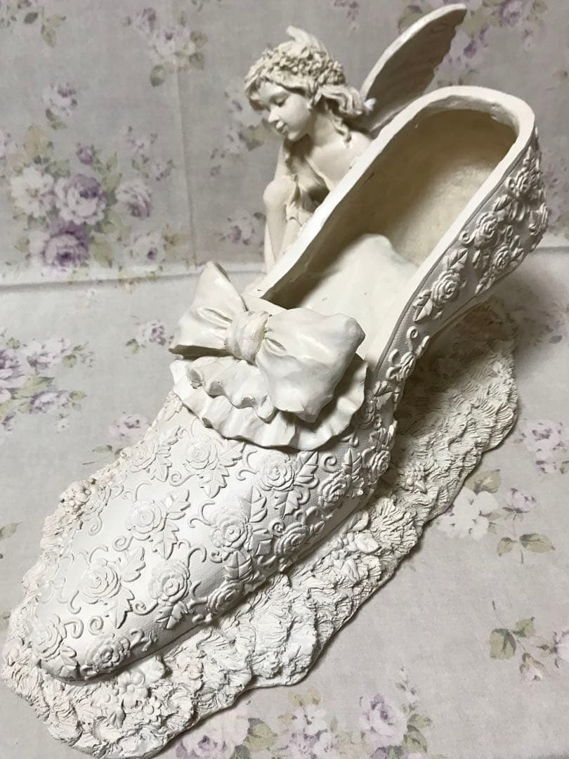 お値下げ‼️妖精　薔薇のパンプスとフラワーフェアリー
