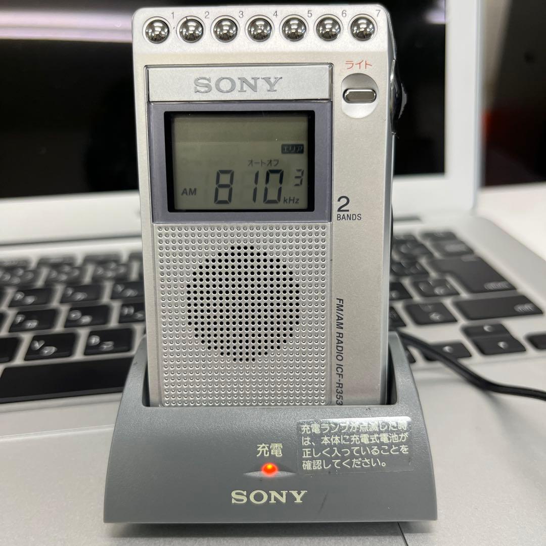 SONY FM/AM ポケッタブルラジオ ICF-R353