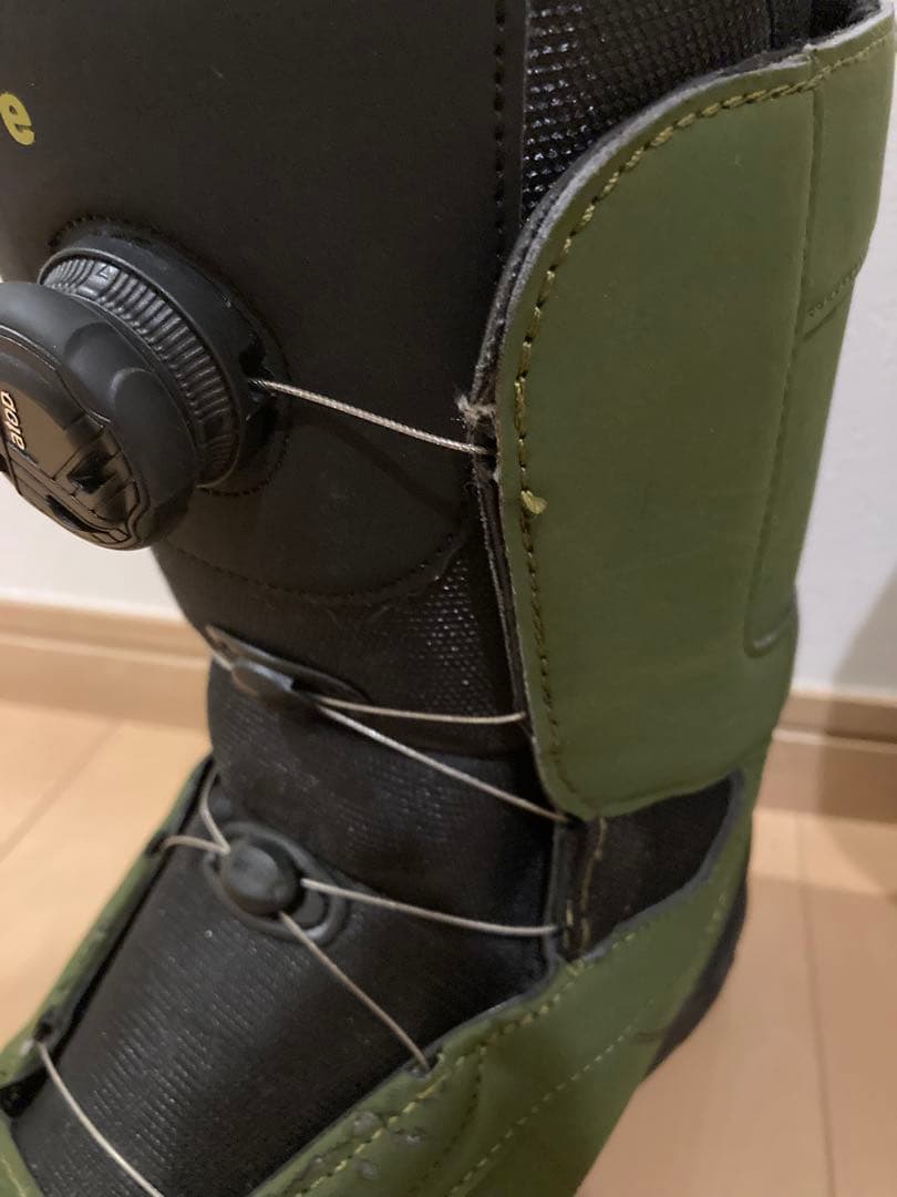 美品28.5cm ARBN エアボーン スノーボードブーツ オリーブ×ブラック
