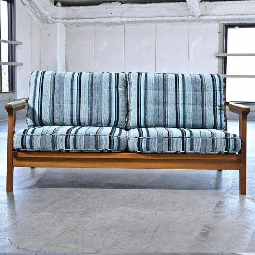 WTW ダブルティー TISMOティズモ2人掛けソファ ストライプ サーフ