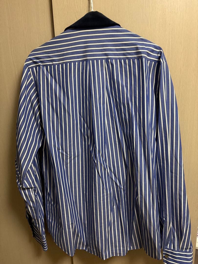 sacai ストライプ ナイロンジャケット