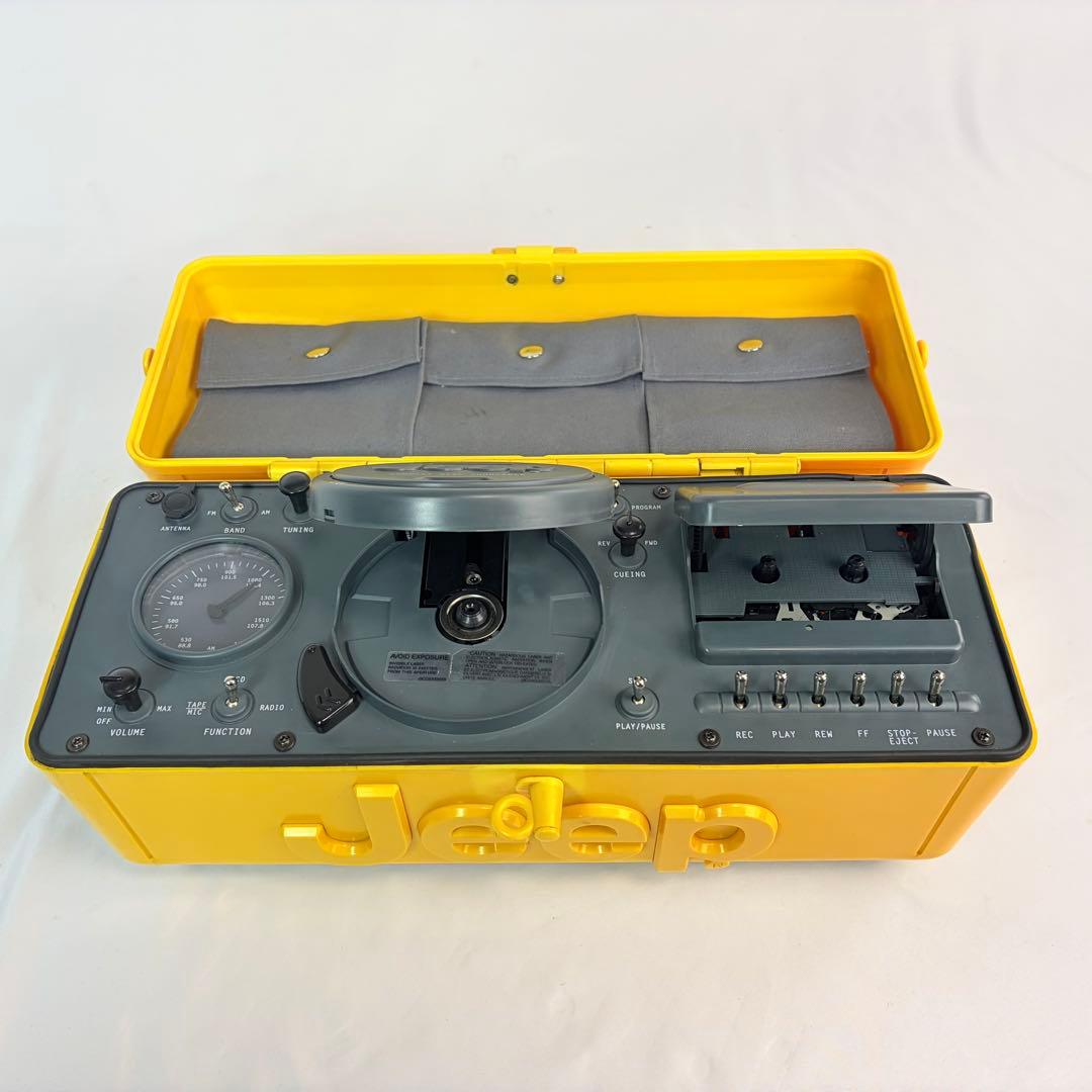 美品 JEEP ラジカセ TELEMANIA WPSS-TA テープレコーダー