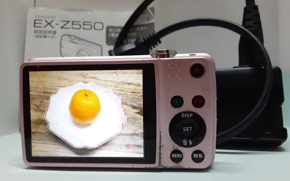 CASIO EX-Z550 ピンク コンパクトデジタルカメラ