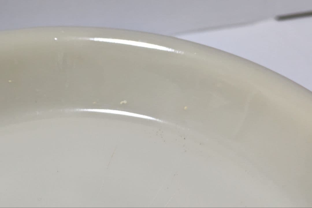 最初期 ブロックレター ファイヤーキング アイボリー パイプレート 2枚セット