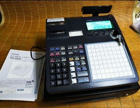 カシオレジスター　TK-2800　店名無料　コンパクト上位機種　 741852