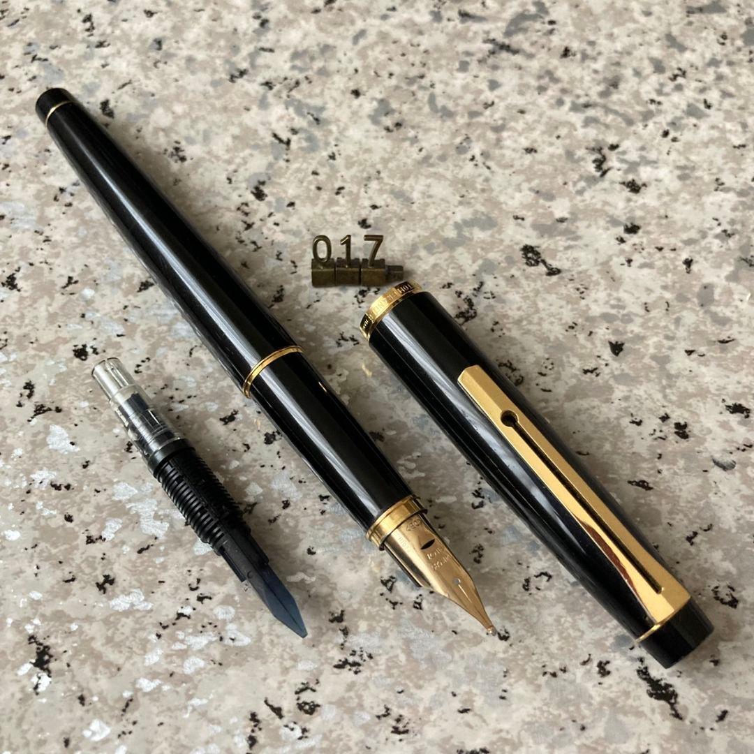 #017 オーバーホール済み 万年筆 レア PILOT CUSTOM 14k