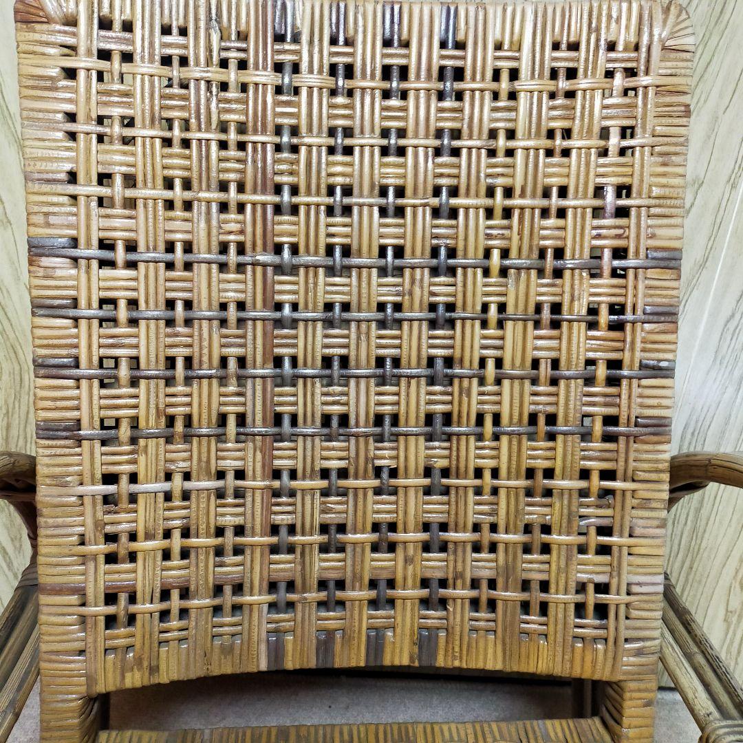 最終価格　ラタン 　籐の椅子　　ビンテージ　籐製品　台湾高雄　1956年購入