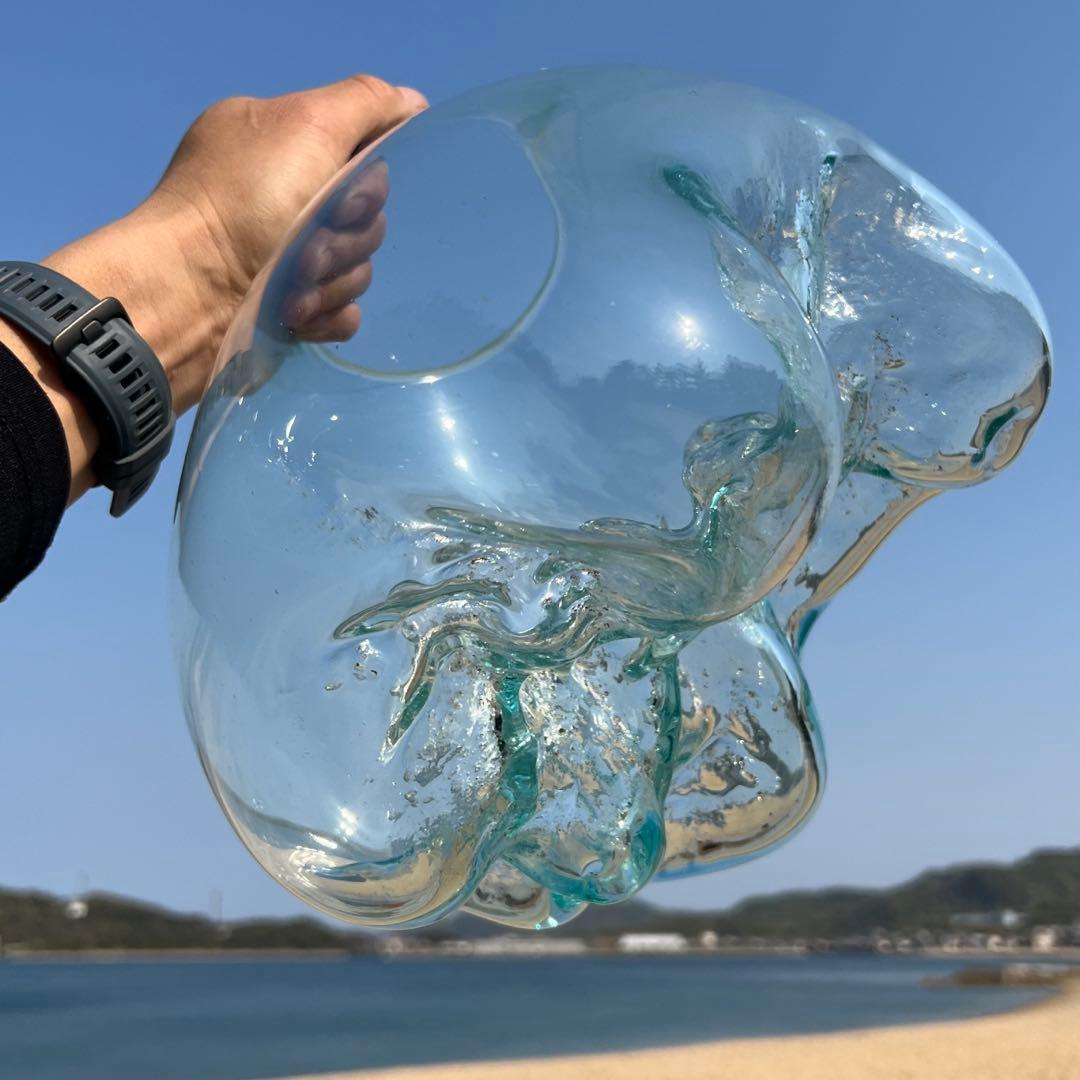 流木ガラス オブジェ超特大I 花瓶 金魚鉢 水槽 テラリウム 観賞魚 メダカ容器