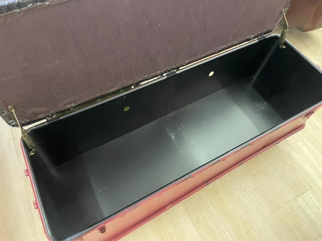 トランクスツール　3点セット　ソファ　スチール　収納ボックス　イス　スツール