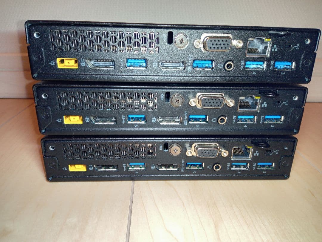 Lenovo ミニPC ThinkCentre Core i3 M700 3台