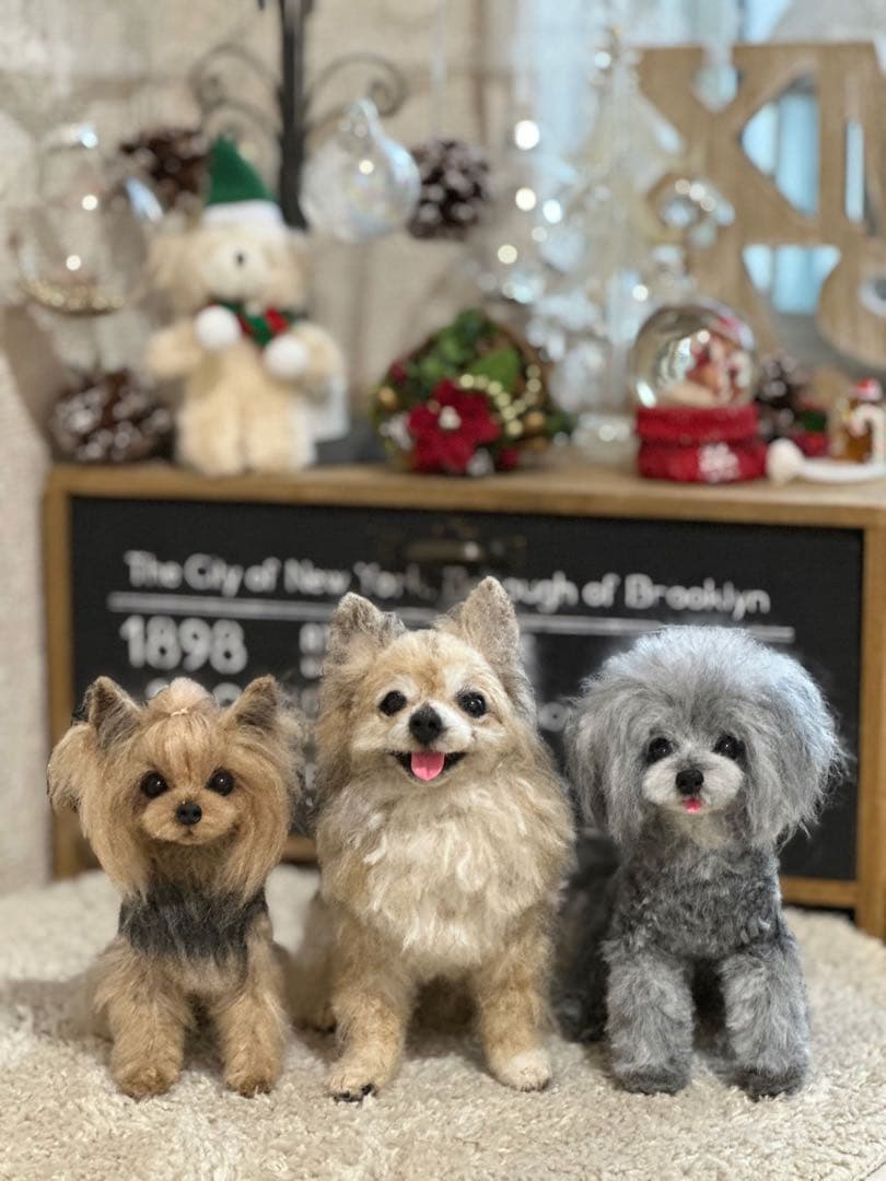 ハンドメイド 羊毛フェルト うちの子オーダー