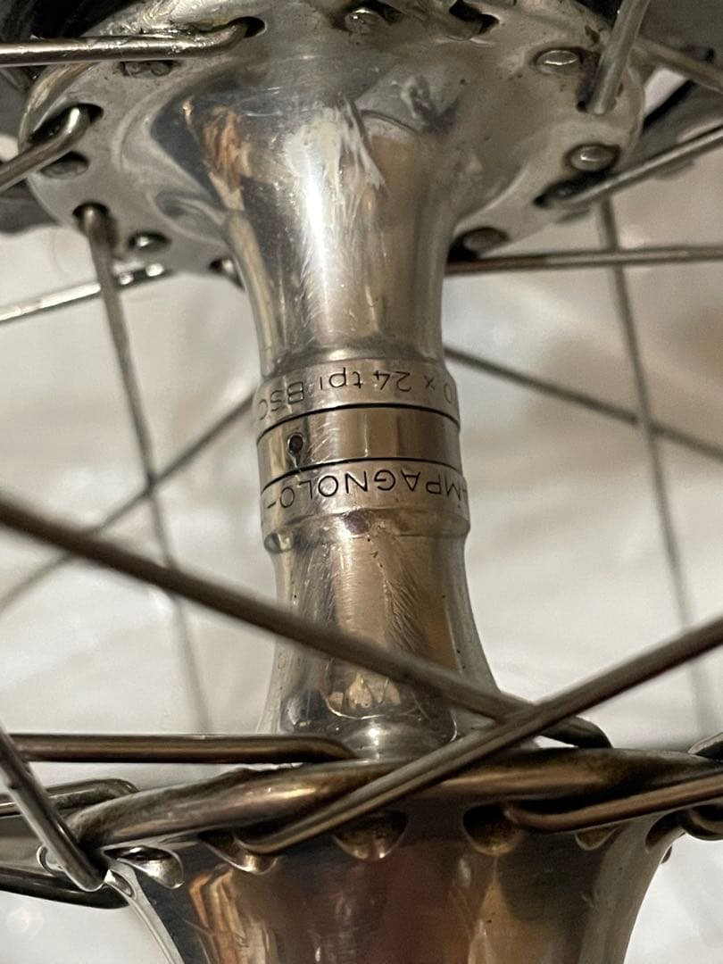 ビンテージMavic GP4M カンパニョーロCレコードハブ36H完組チューブラ