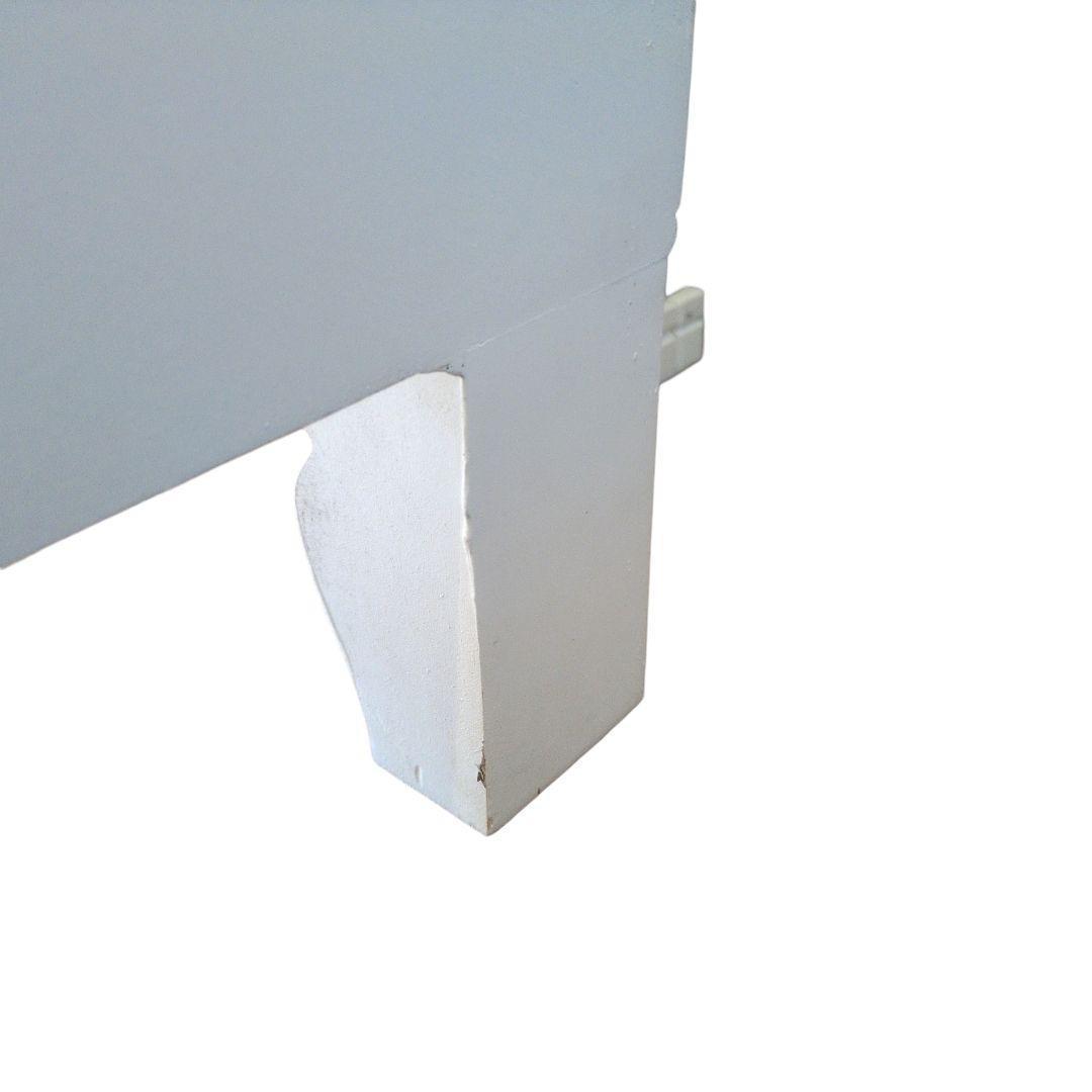 【送料込み】カントリーコーナー 仏製風フレンチ白キャビネット