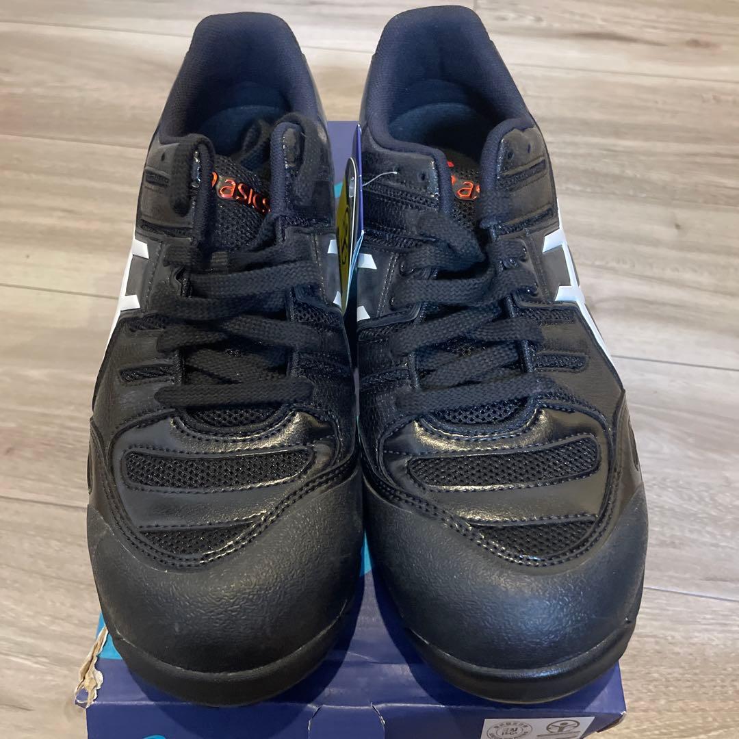 新品未使用品 ASICS 安全靴 ウィンジョブ CP103 黒/赤 25.5㌢