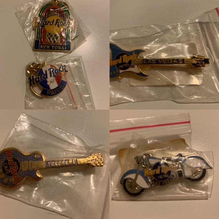 ハードロックカフェ バッヂ ビンテージ 13個キーホルダー 1個 セット
