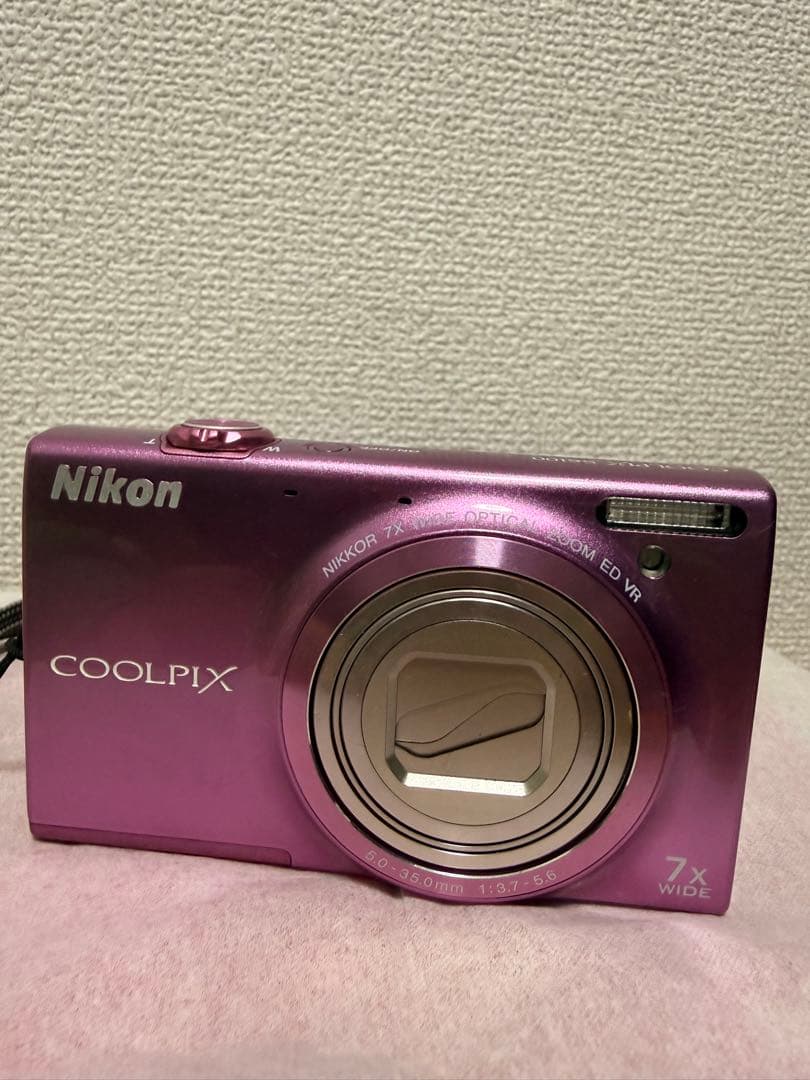 ［美品］Nikon COOLPIX ピンク 7倍ズーム　S6100