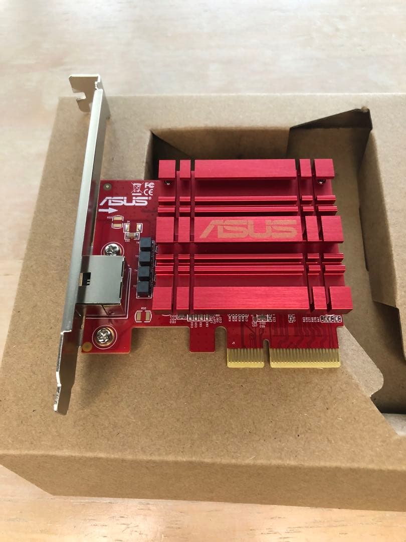 ASUS XG-C100C V3 10Gbos PCI-Eネットワークアダプタ