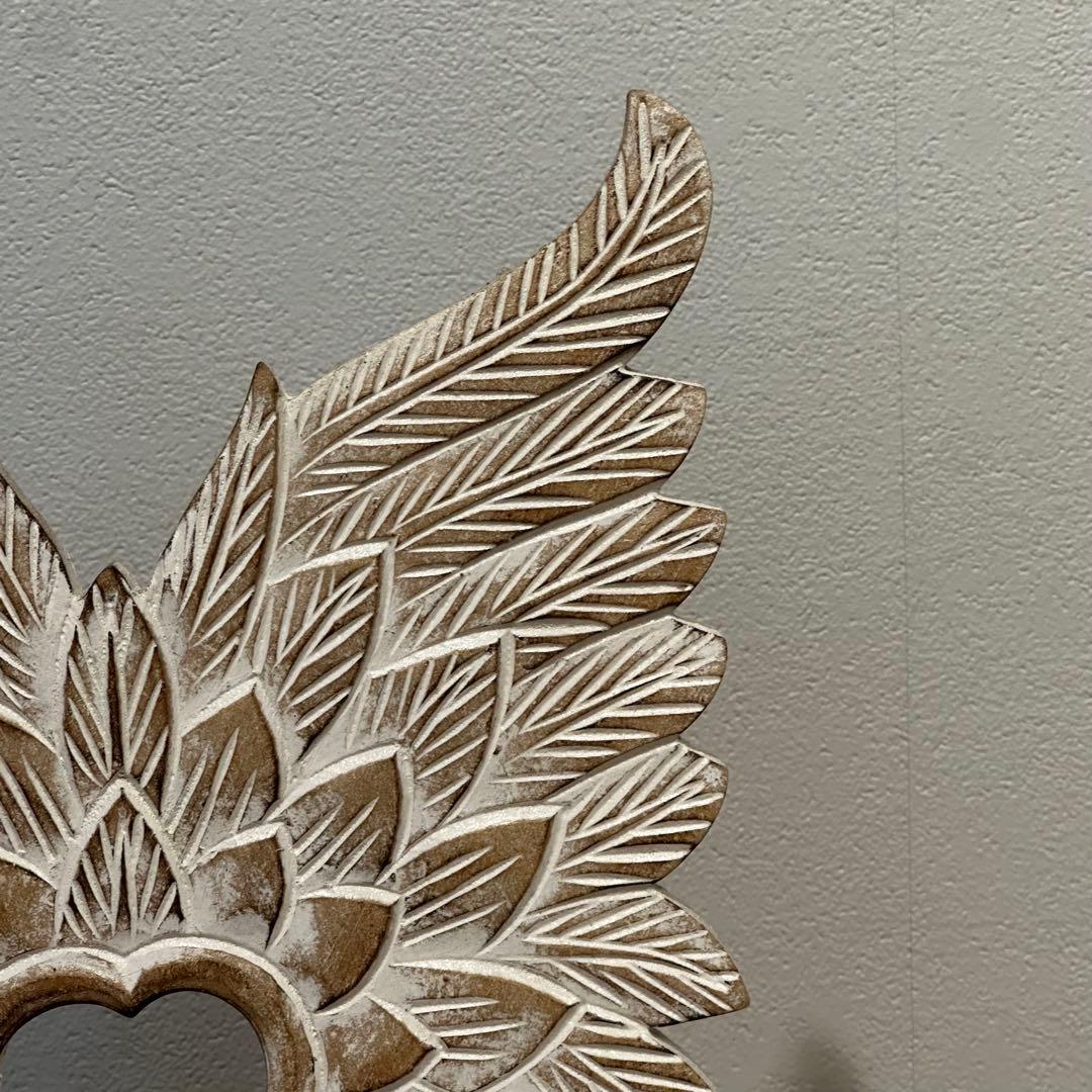 【マミー】バリ島羽根のオブジェとbohoウォールデコ