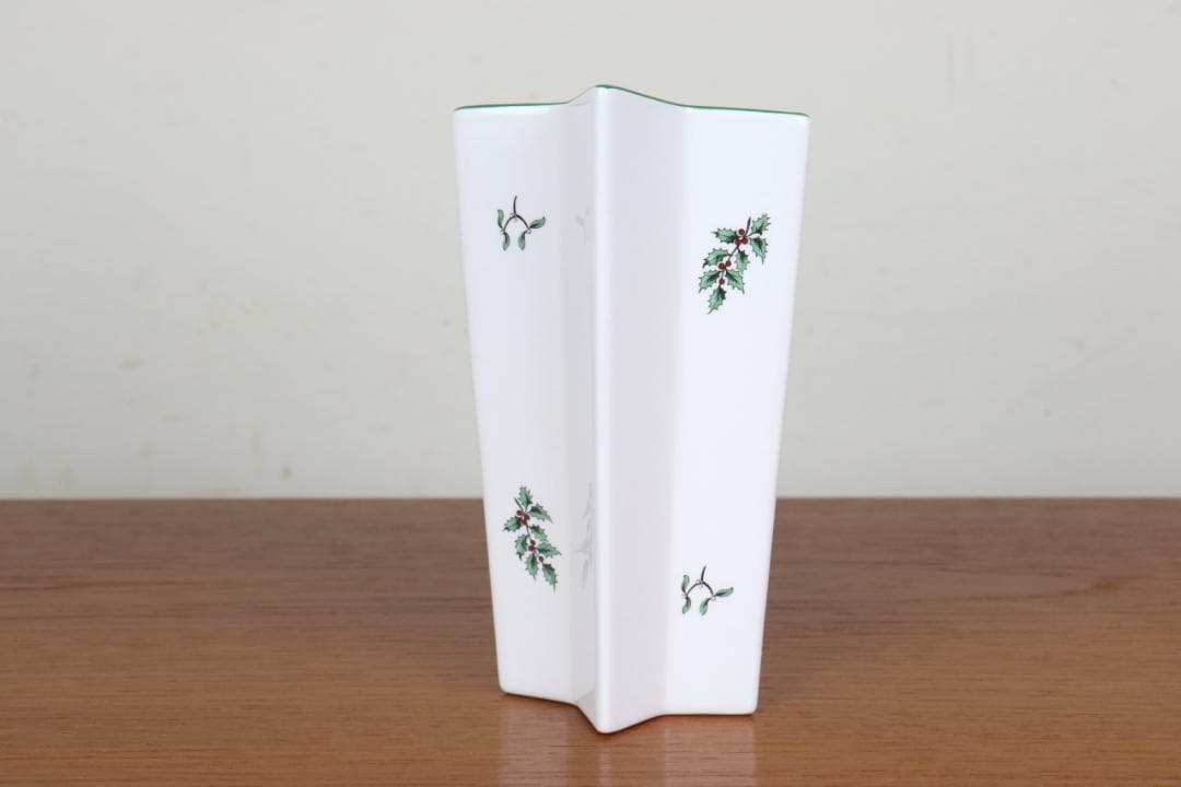 お値下げ　スポード　クリスマスツリー　花瓶　フラワーベース　星型　イギリス