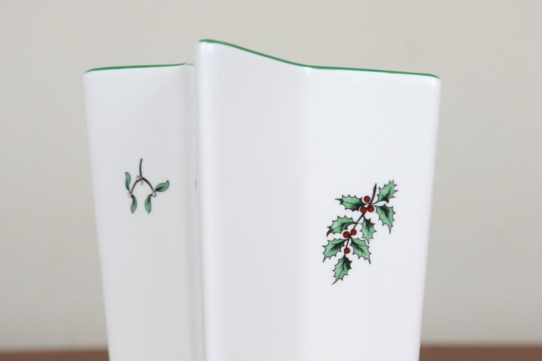 お値下げ　スポード　クリスマスツリー　花瓶　フラワーベース　星型　イギリス