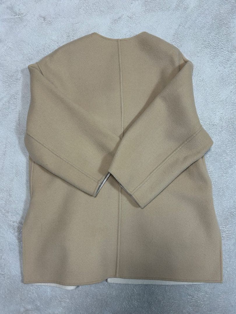 p*e様 UNITED ARROWS　バイカラー リバー　ミドルコート