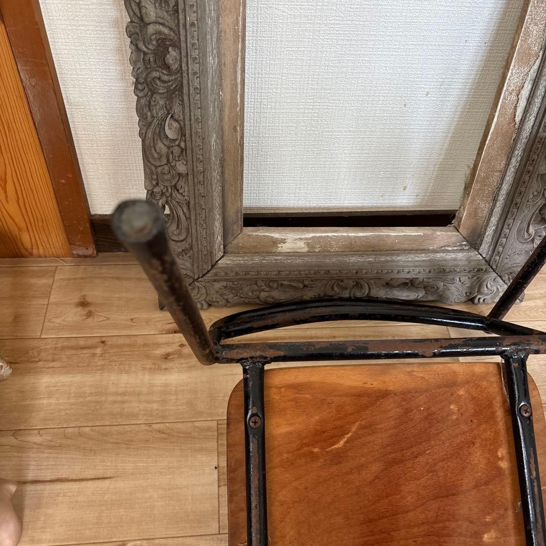 懐かしい幼稚園の椅子2脚セットアンティーク