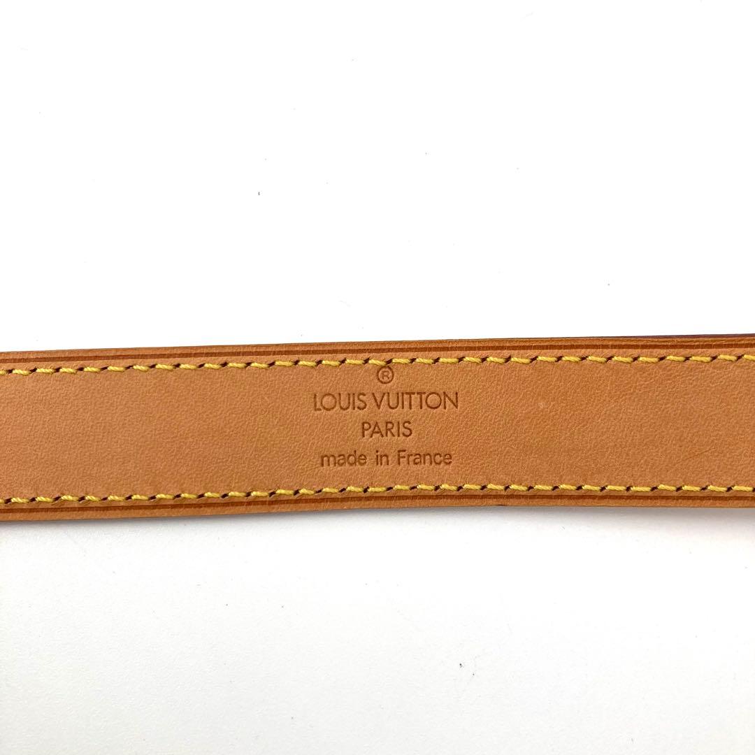 極美品 ルイヴィトン バギー ショルダーストラップ ベルト ヌメ革 正規品 本物