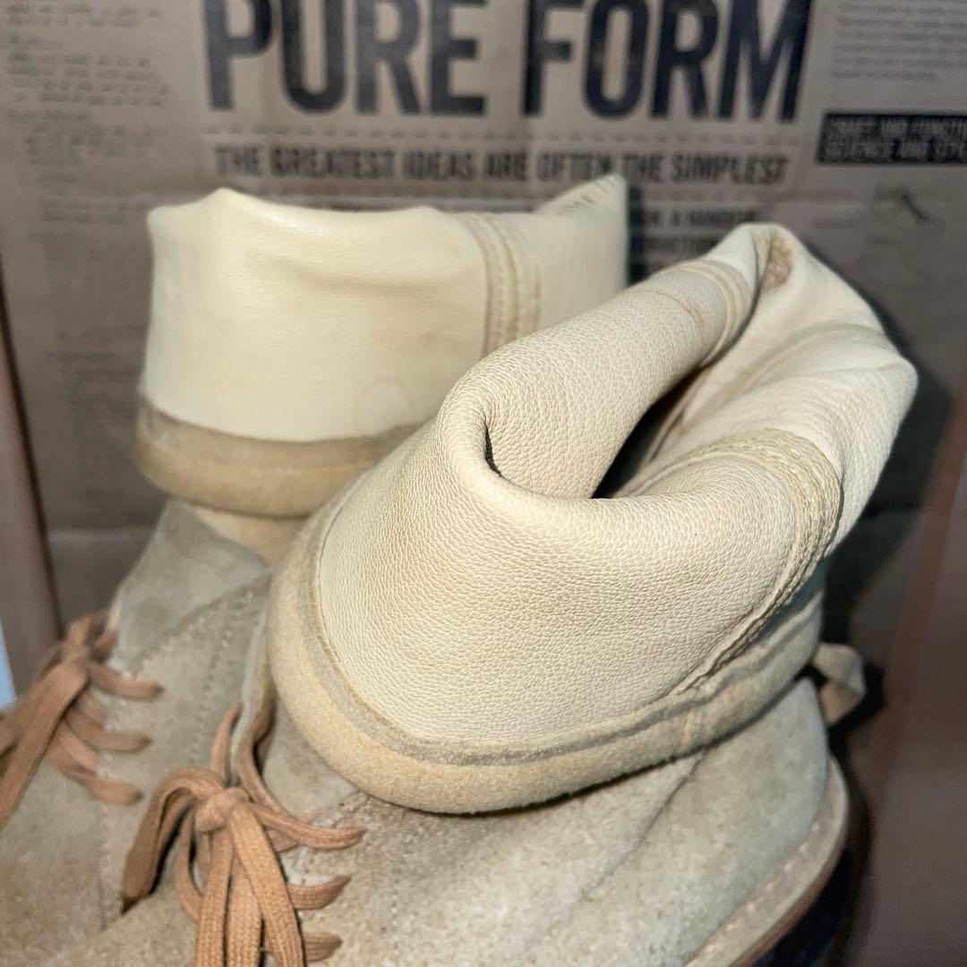 ミハラヤスヒロ名作 スウェードレザー レイヤード デザートブーツ クレープソール