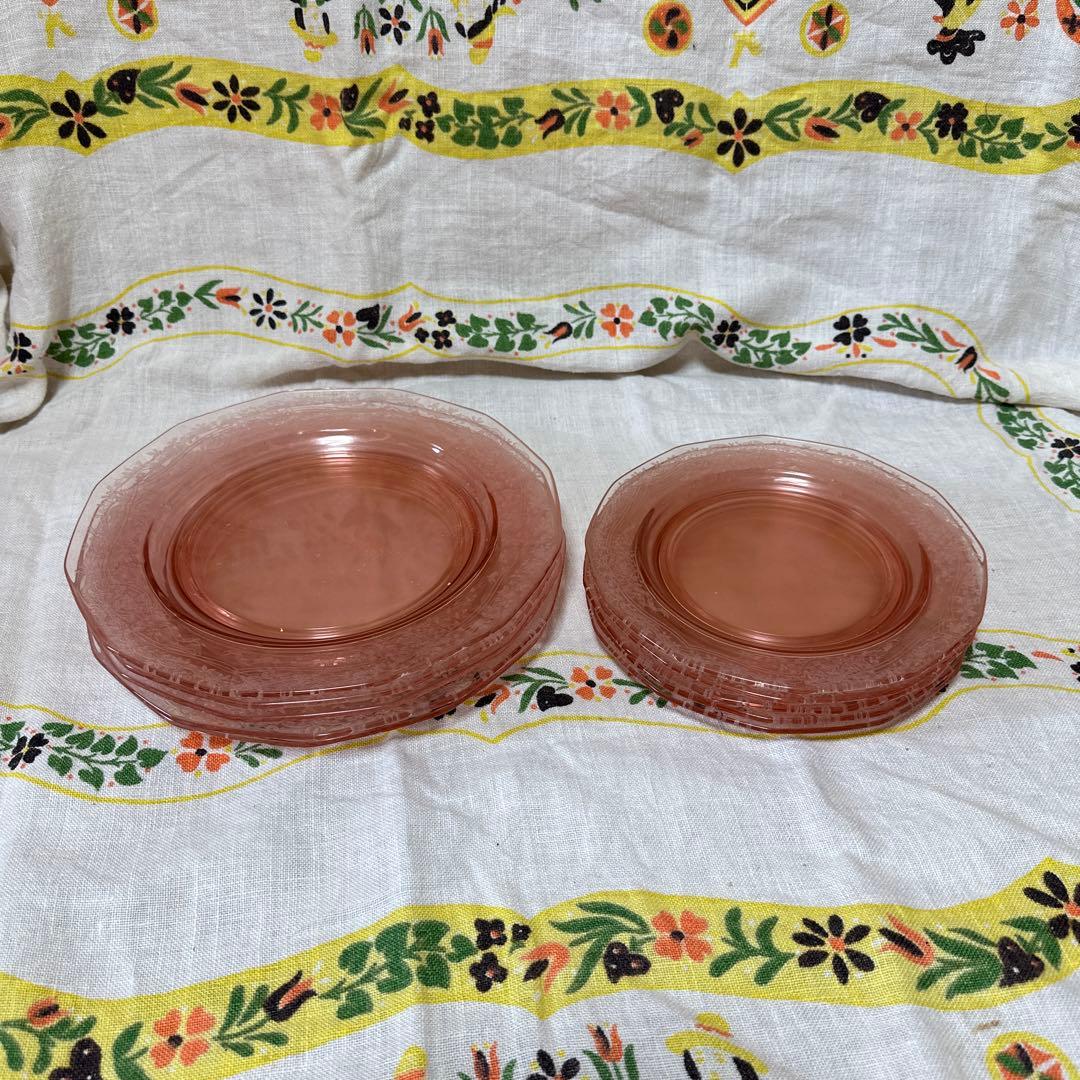 10枚セット。激レア。フォストリア　June サラダ＆ディナープレート10枚