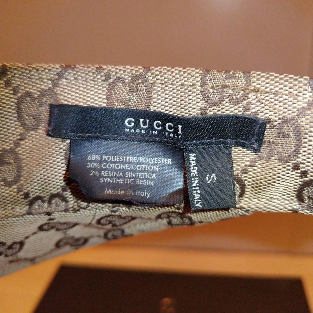 グッチ　サンバイザー