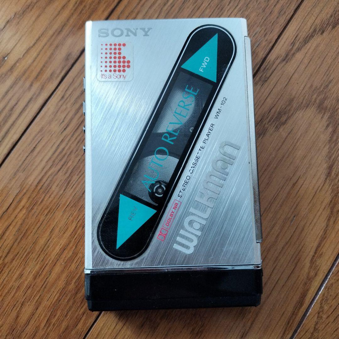 【当時物】SONY WM-102 カセットプレーヤー　ウォークマン