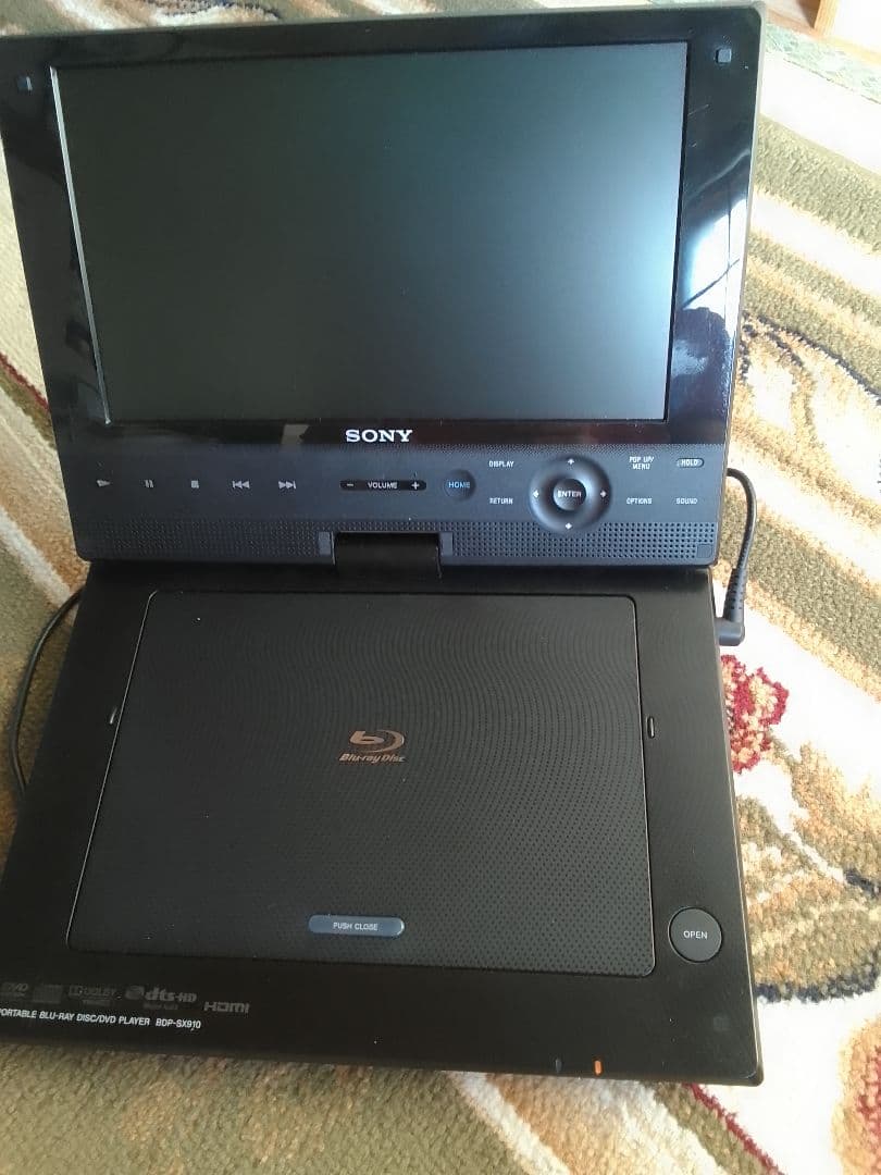 SONY ポータブルブルーレイ/DVDプレーヤー BDP-SX910