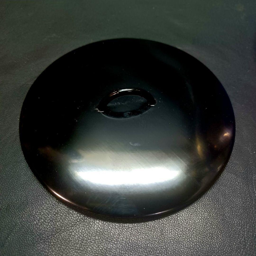 【茶道具】★乳白色 蓋付き ガラス 水指 ★ オパールセント オパルセント