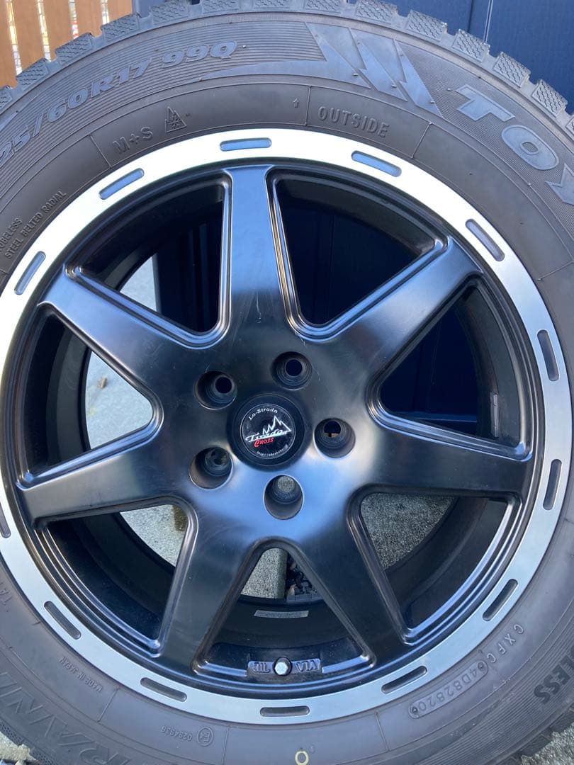 jeepコンパス 17インチ ブラック タイヤホイールセット