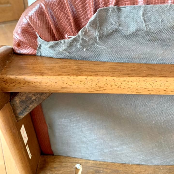 【値下げ交渉歓迎】ヴィンテージレザーチェア ブラウン