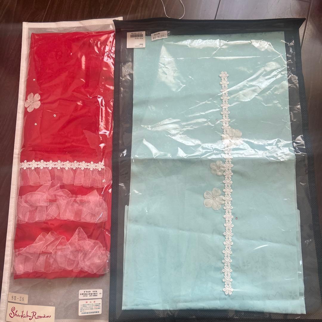 七五三用 花柄 着物 セット　式部浪漫