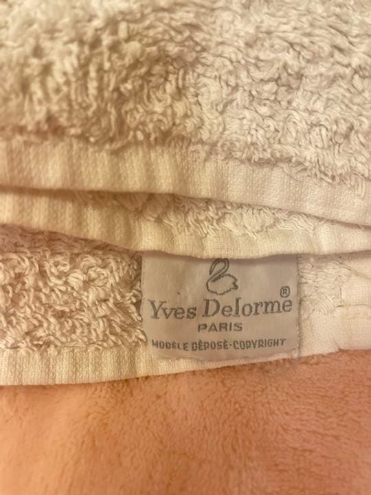 イヴドローム　Yves Delorme バスタオル2枚