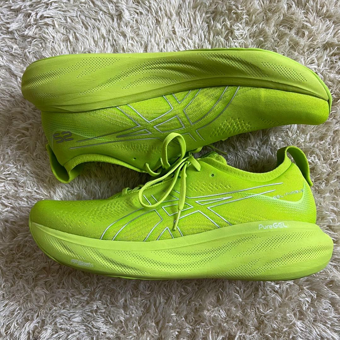 asics/アシックス/PUREGEL/蛍光/イエローグリーン