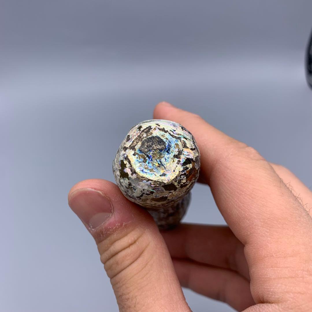 アフガニスタンの銀化ガラス/ローマンガラスボトル