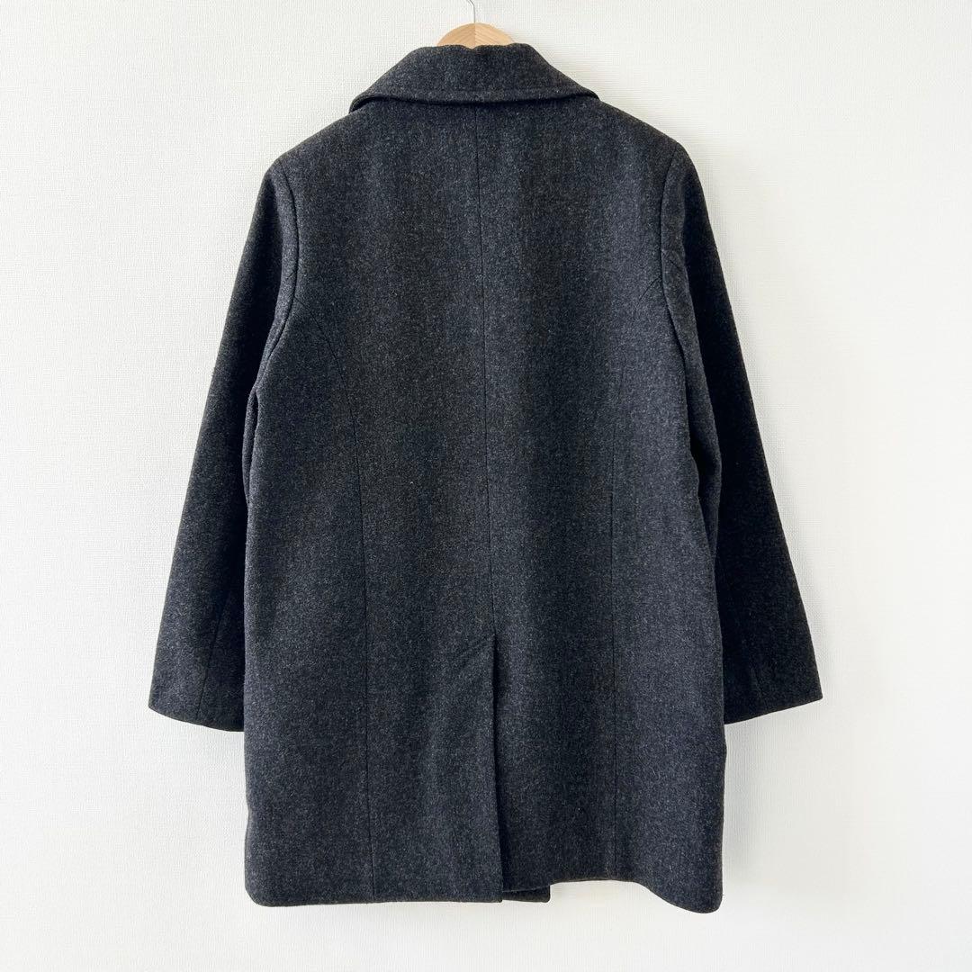 マーガレットハウエル　ツイードPコート ピーコート　グレー　Ⅲ