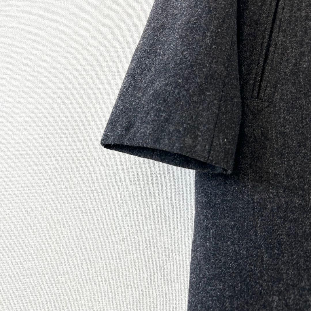 マーガレットハウエル　ツイードPコート ピーコート　グレー　Ⅲ