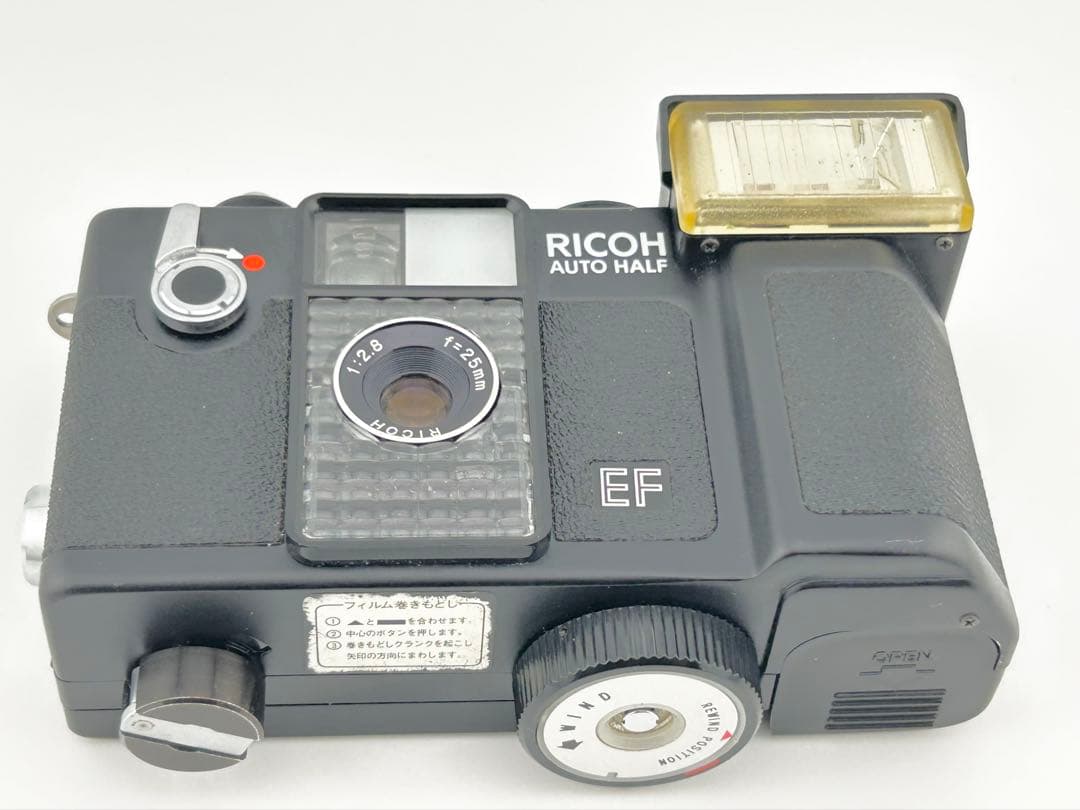 【完動品】RICOH AUTO HALF EF モルト貼替・動作確認済